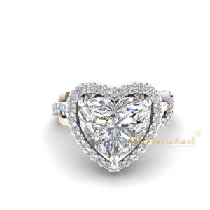 Heart Shape Engagement Ring