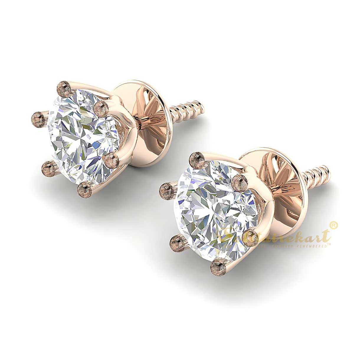 Order Emerald Diamond Earrings Online From NAQSH DIAMONDS,delhi