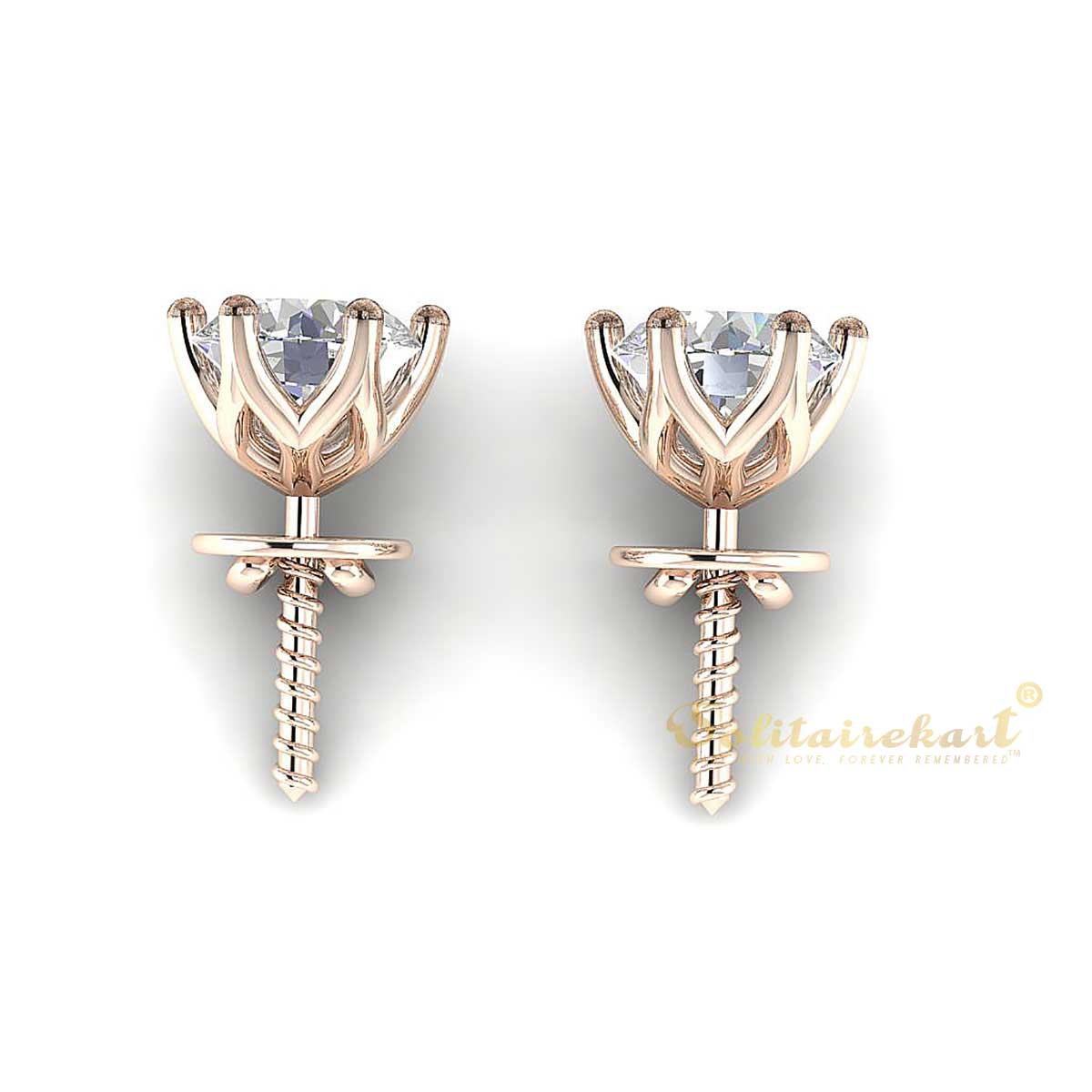 Tiny Diamond Studs | 18KT Gold | Melt Jewellery