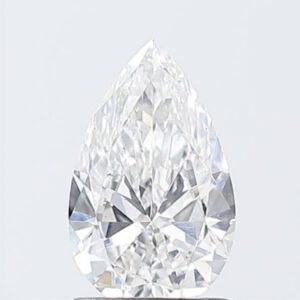 Pear Shaped Lab Created Diamond