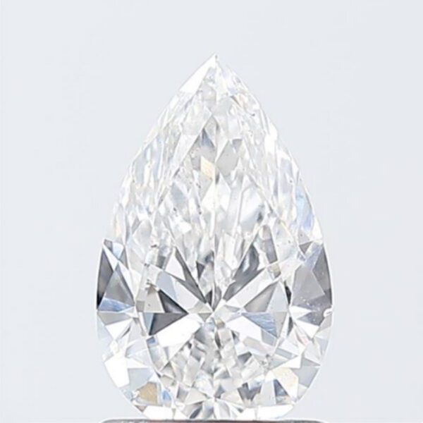 Pear Shaped Lab Created Diamond