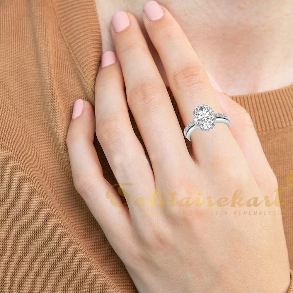 Fancy Black & White Diamond Engagement Ring 14K Rose Gold 1.24 Carat  HandMade