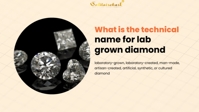What is the technical name for lab grown diamonds?