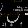 lab grown diamond necklace price in India