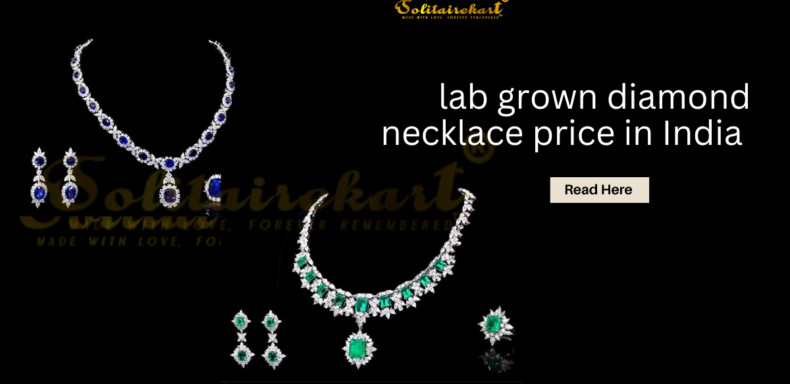 lab grown diamond necklace price in India